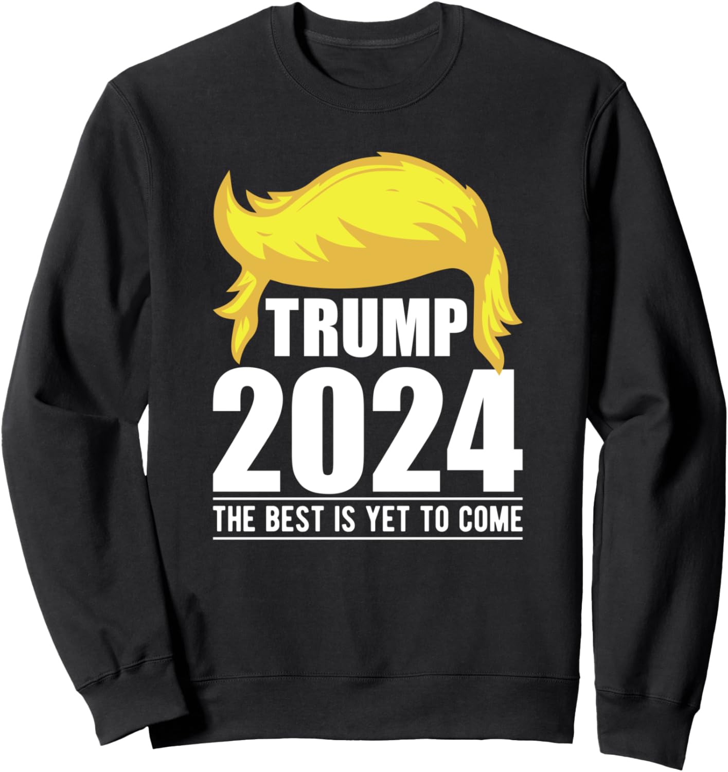 

Толстовка с надписью «Трамп 2024: Флаг США - Лучшее еще впереди» The Best Is Yet To Come - Trump 2020 Donald Trump, черный