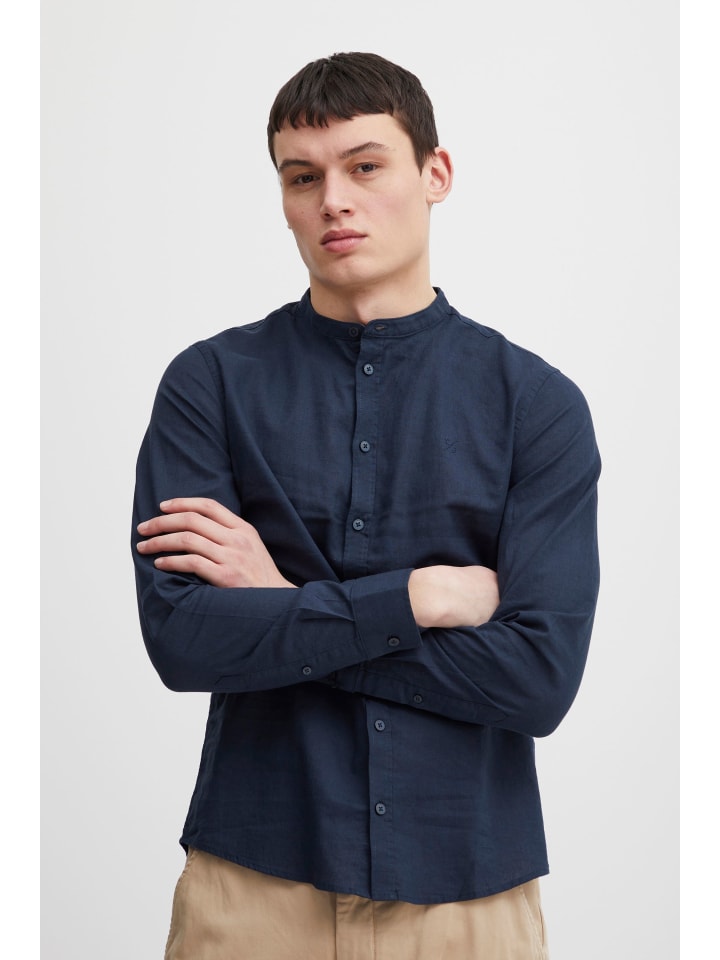 

Рубашка с длинными рукавами CFAnton CC LS из льняной смеси синего цвета CASUAL FRIDAY