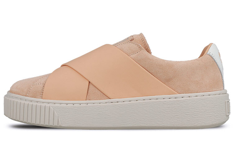 

Кроссовки для скейтбординга на платформе женские низкие оранжевые Puma