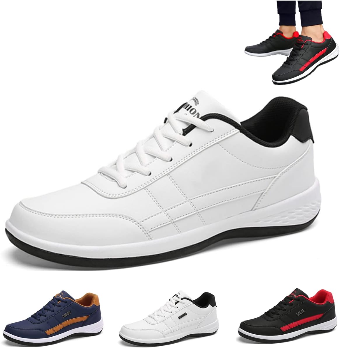 

Мужские ортопедические туфли Kilboot, мужские весенние спортивные кроссовки, мужские модные кроссовки, спортивные кроссовки для зала для мужчин Mingqiu, белый