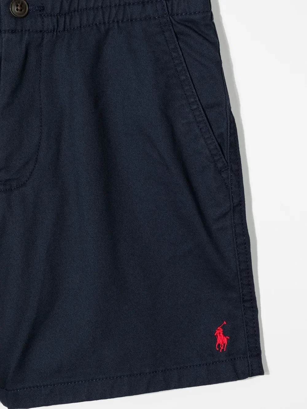 Шорты с вышитым логотипом Polo Ralph Lauren Kids, синий — фото 3