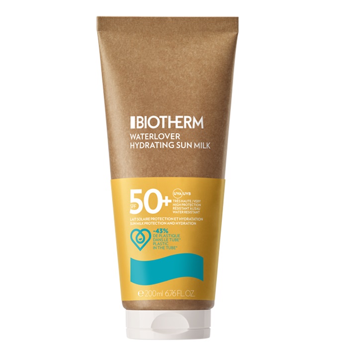 

Солнцезащитный лосьон с SPF 50 waterlover hydrating sun milk spf 50 Biotherm, 200 мл