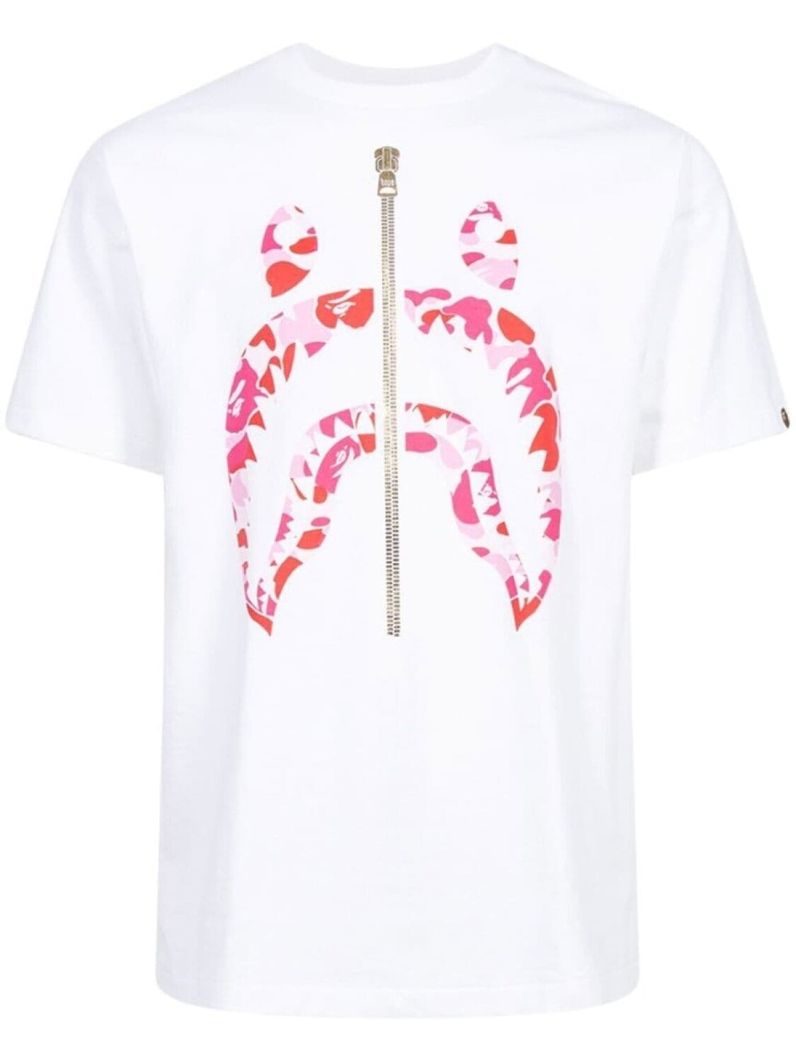

A Bathing Ape футболка ABC Camo Shark, белый