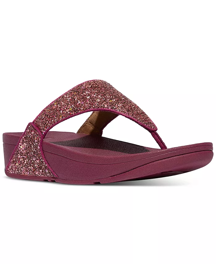Женские блестящие босоножки-танкетки Lulu Multi-Tonal Fitflop, розовый