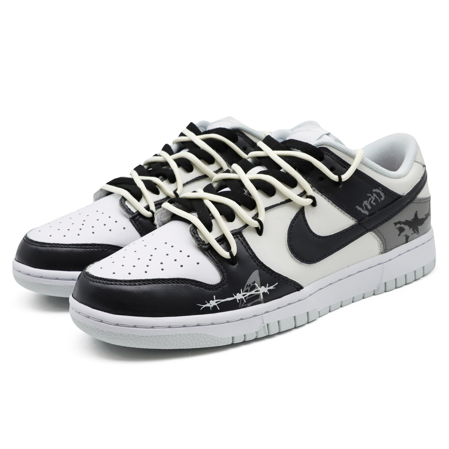 

Кроссовки Nike Dunk Skateboarding Shoes Unisex Low-top Black/Gray, черный