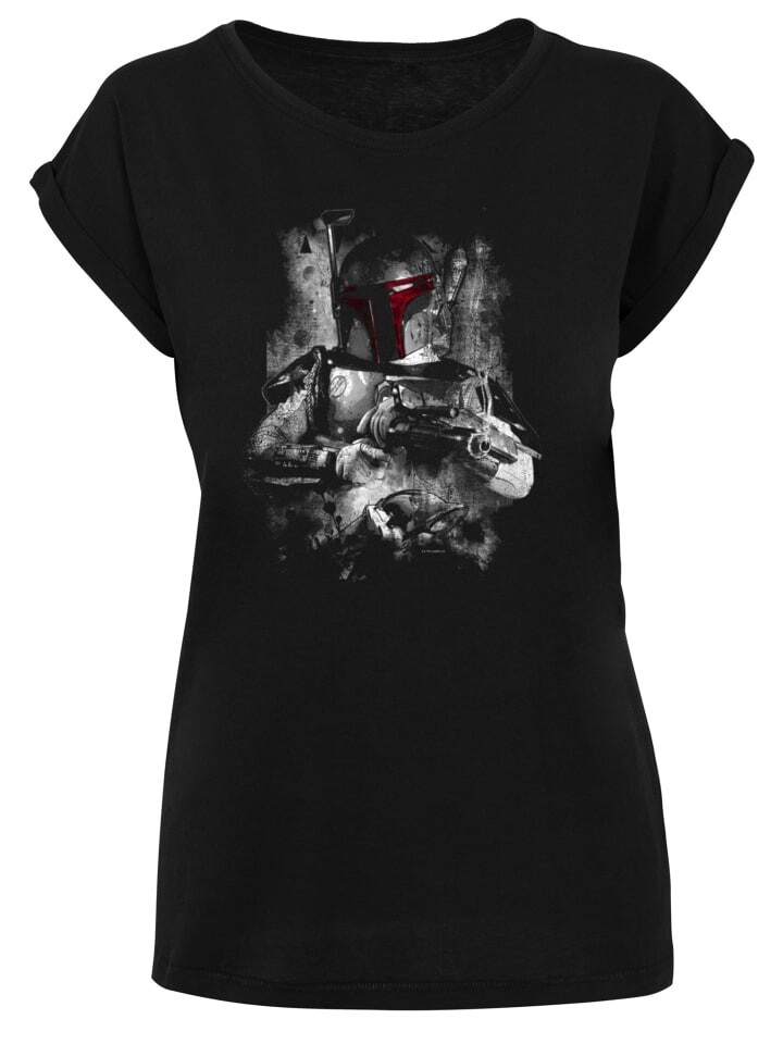 

Футболка F4NT4STIC Star Wars Boba Fett Distressed, черный
