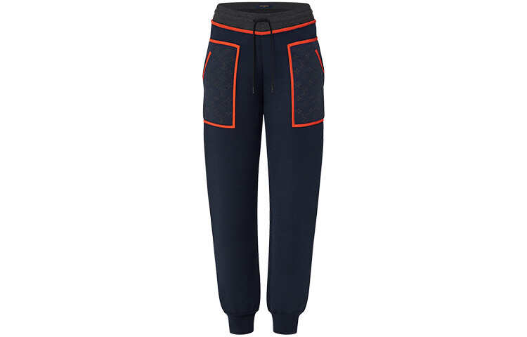 

Новые квартальные продукты LV Knit Sweatpants Women's Blue Louis Vuitton