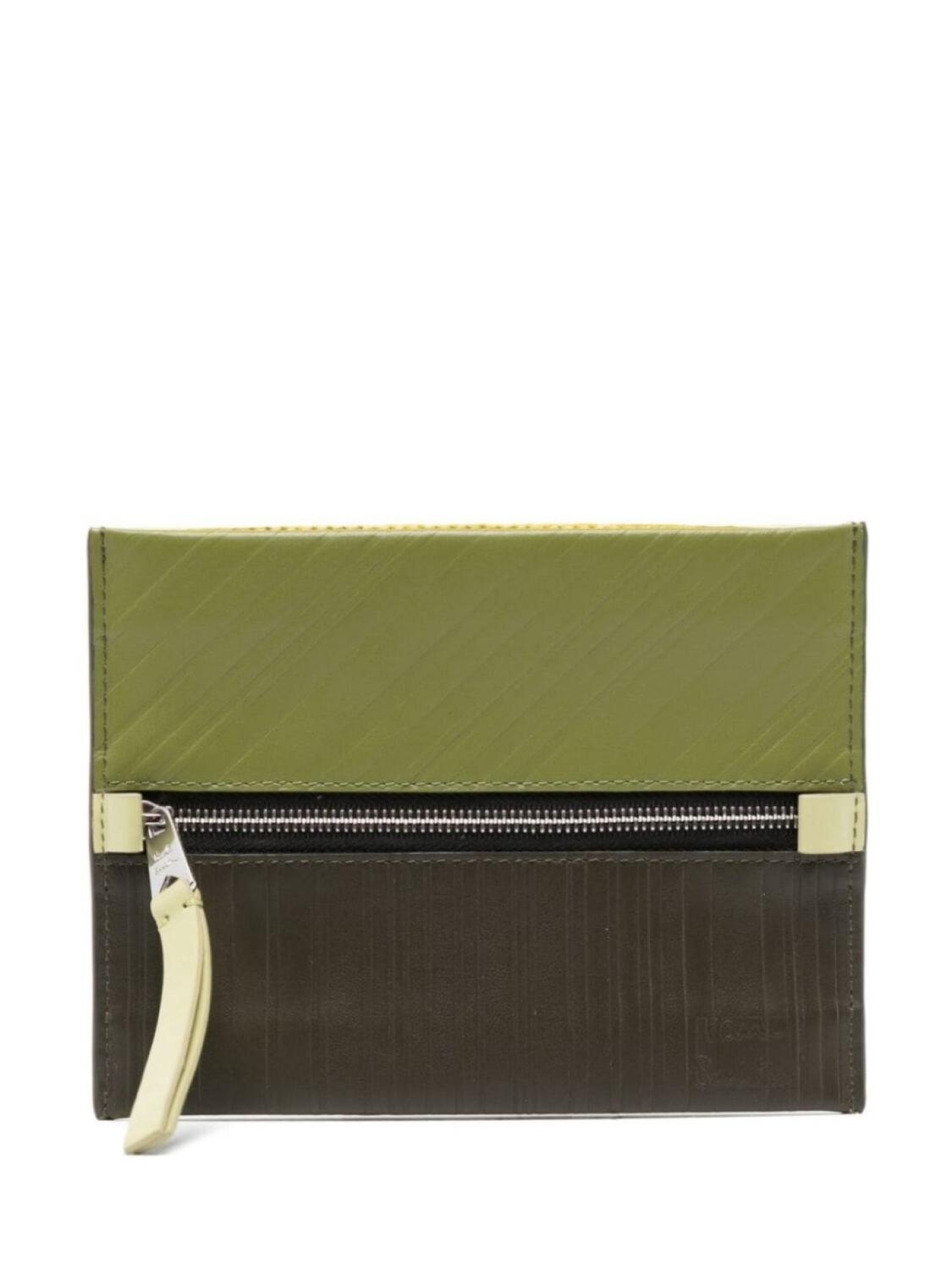 

Paul Smith кожаный кошелек с тисненым логотипом, зеленый