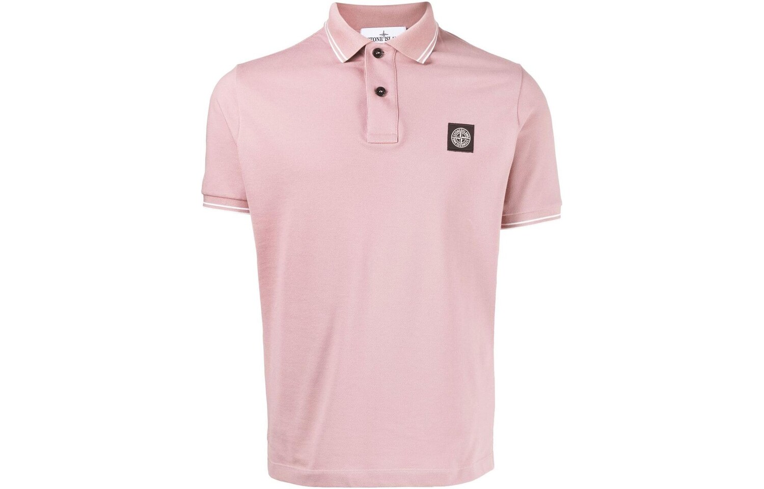 

Рубашка поло мужская розовая Stone Island, розовый