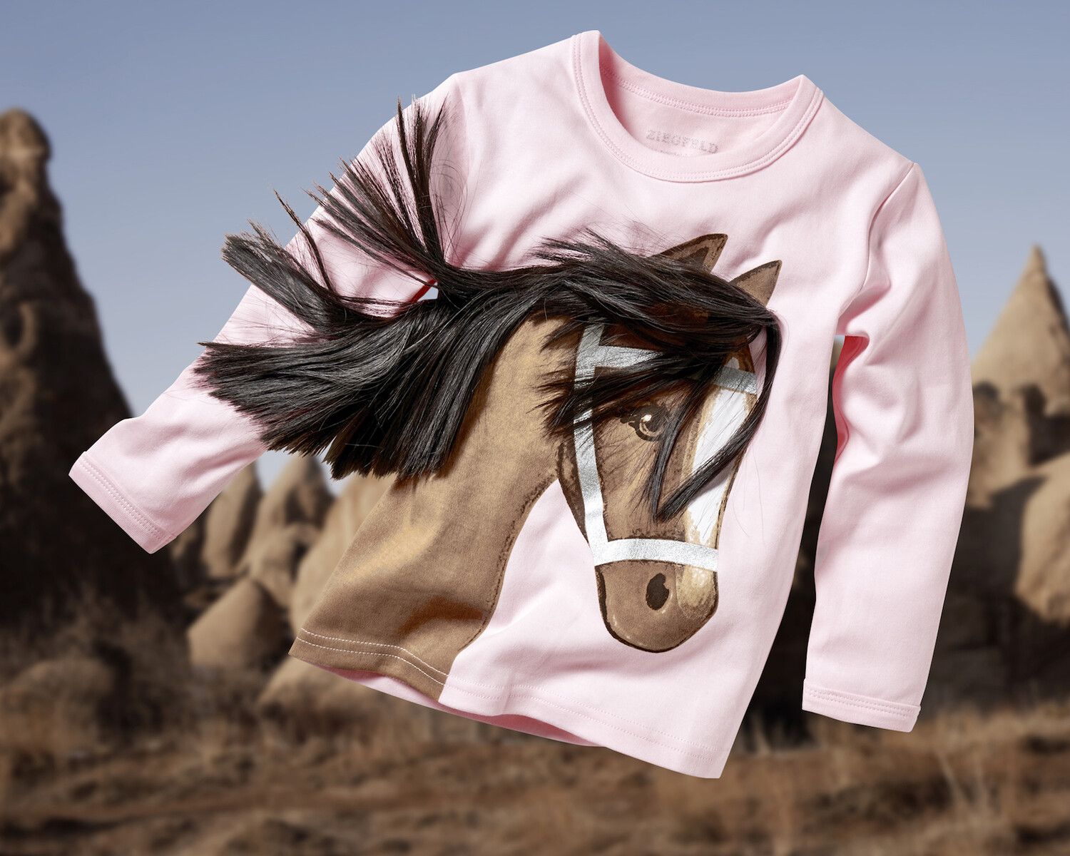 

Лонгслив ZIEGFELD Pony Linda, розовый