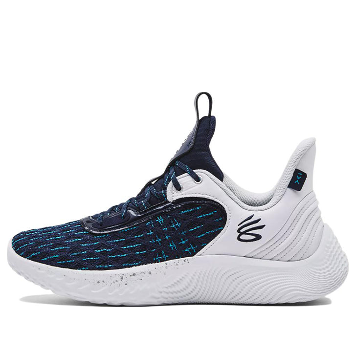 

Кроссовки Under Armour Curry 9 Team 'White Midnight Navy', синий