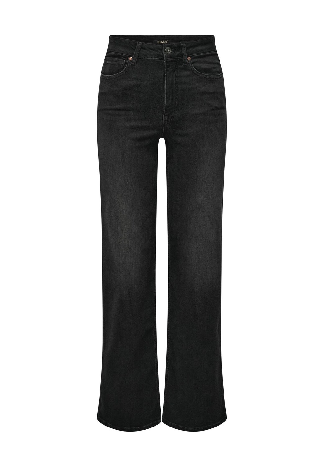 

Широкие джинсы с высокой талией для женщин ONLY, цвет Washed Black