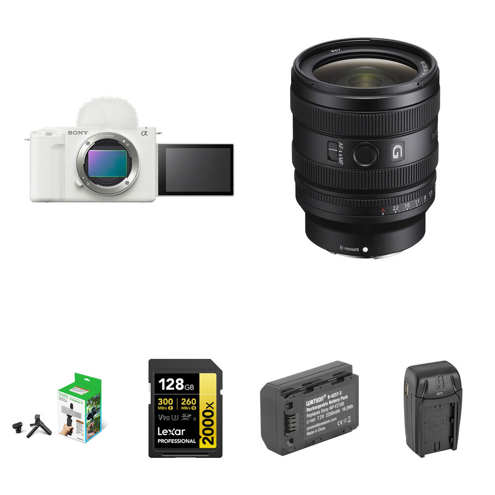 

Беззеркальная камера Sony ZV-E1 Mirrorless Camera with 24-50mm f/2.8 Lens and Content
