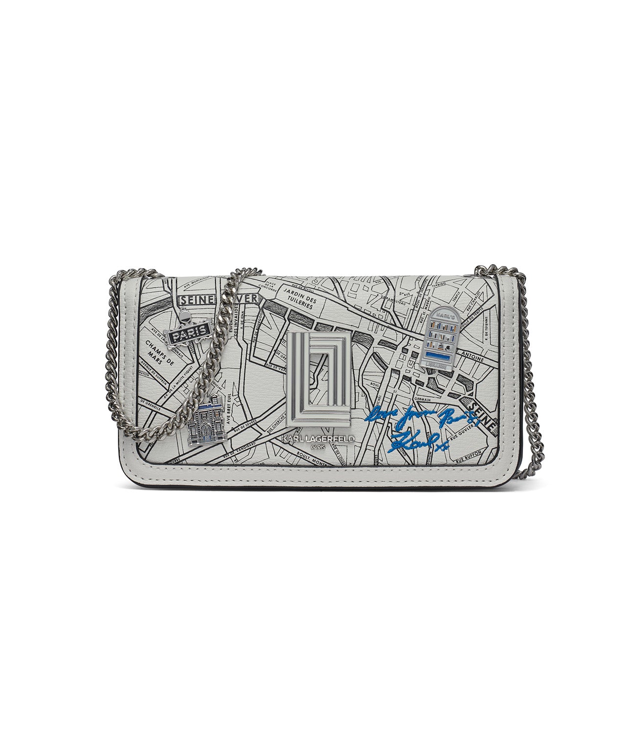 

Kosette travel print woc сумка через плечо KARL LAGERFELD PARIS, белый