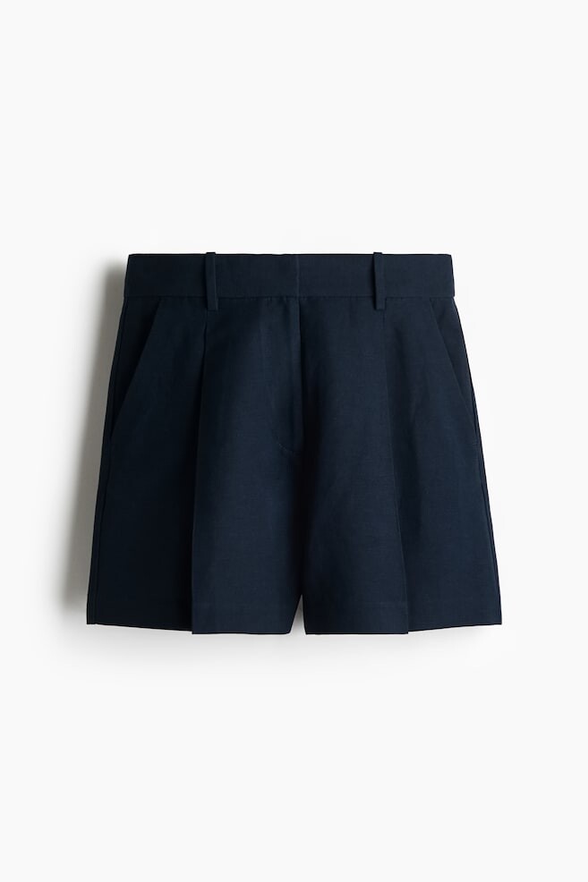 

Шорты из льняной смеси H&M, синий