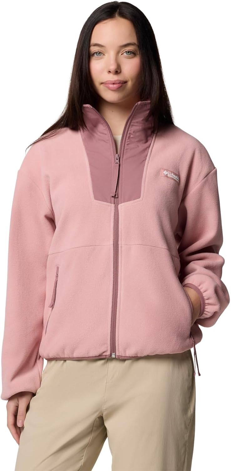 

Columbia женская флисовая куртка Sequoia Grove с молнией, Eraser Pink/Fig