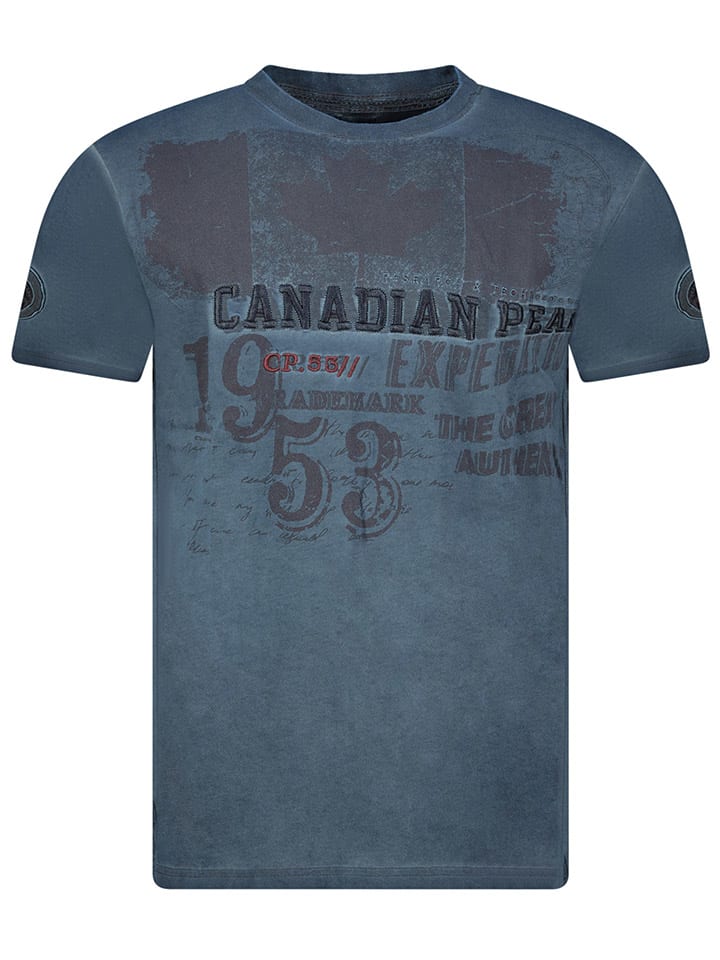 

Футболка Jeleganteak Canadian Peak, темно-синий