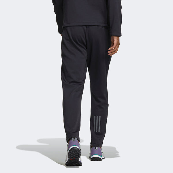 Спортивные штаны adidas Cap New Pants logo Reflective Conical Fleece Lined Sports Long Pants Black, черный — фото 3