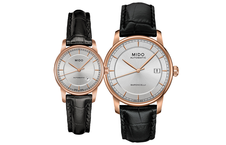 

MIDO Часы Baroncelli Collection Automatic Mechanical Movement Unisex Watch 38mm Silver Dial M7600.3.10.4 Twin Watch