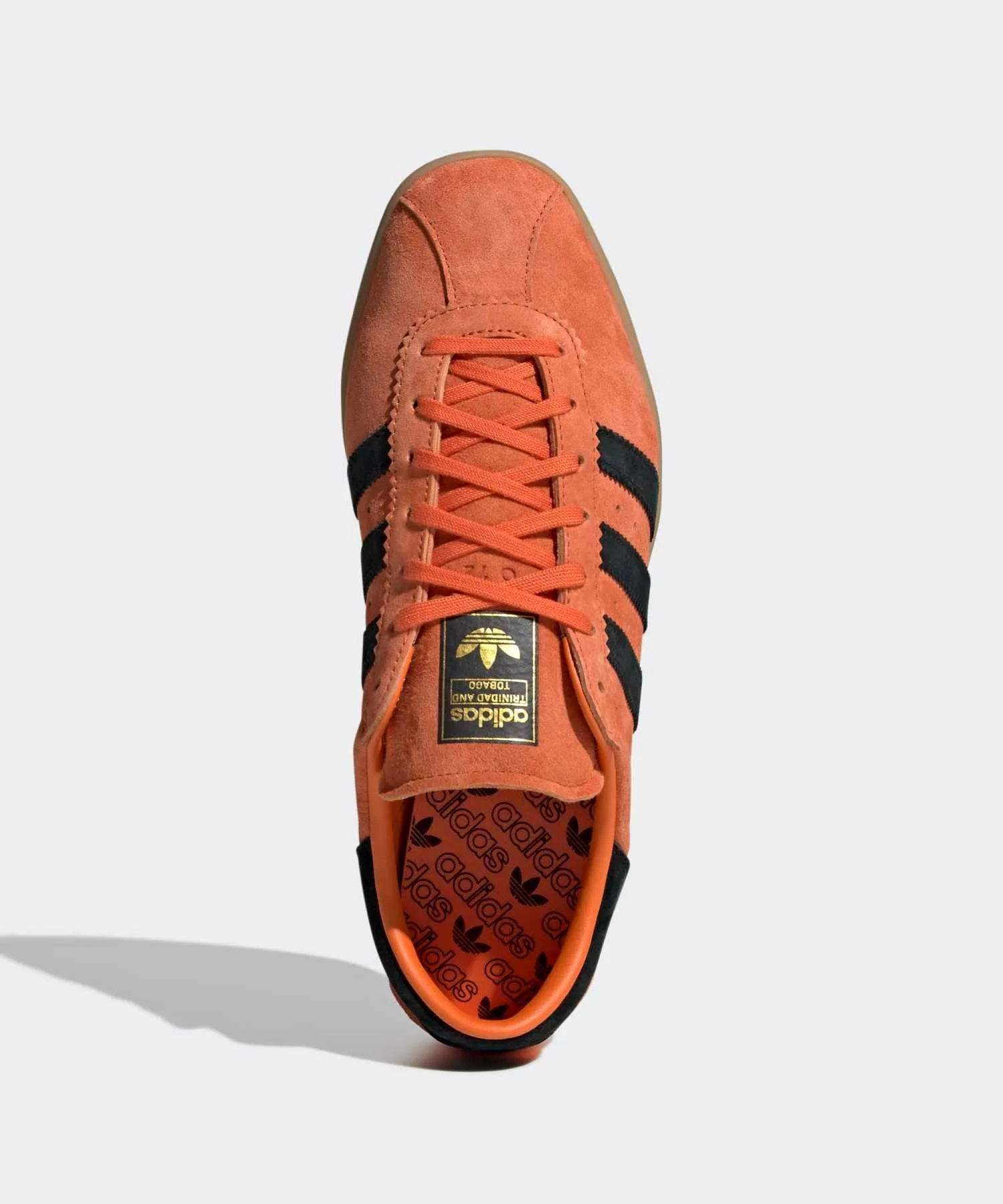 Кроссовки adidas Originals Trinidad And Tobago из натуральной кожи и резины оранжевые — фото 4