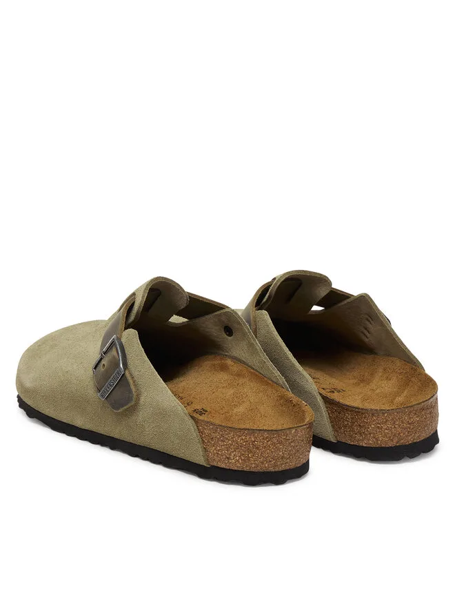 Birkenstock Бостонские мюли 1031516 хаки — фото 3