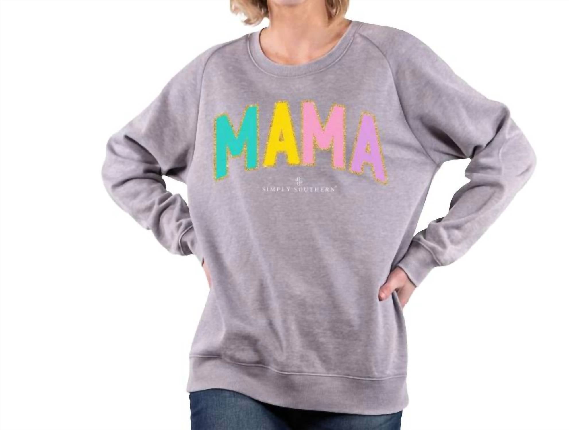 

Свитшоты с логотипом Varsity Patch Crew в цвете Mama Simply Southern
