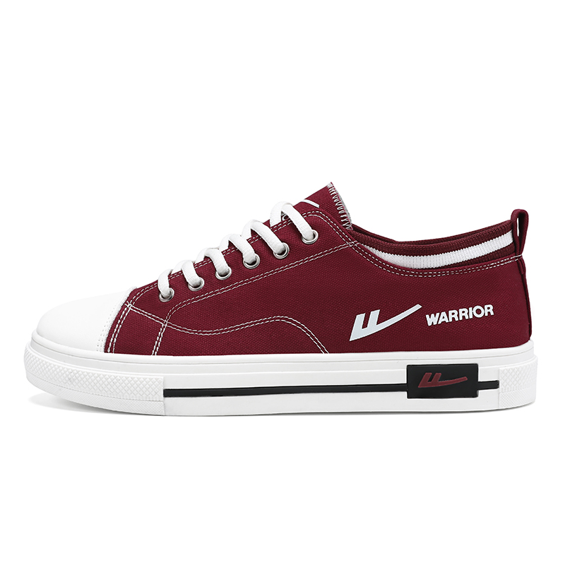 

WARRIOR Износостойкие дышащие легкие кеды унисекс бордовые, цвет Burgundy