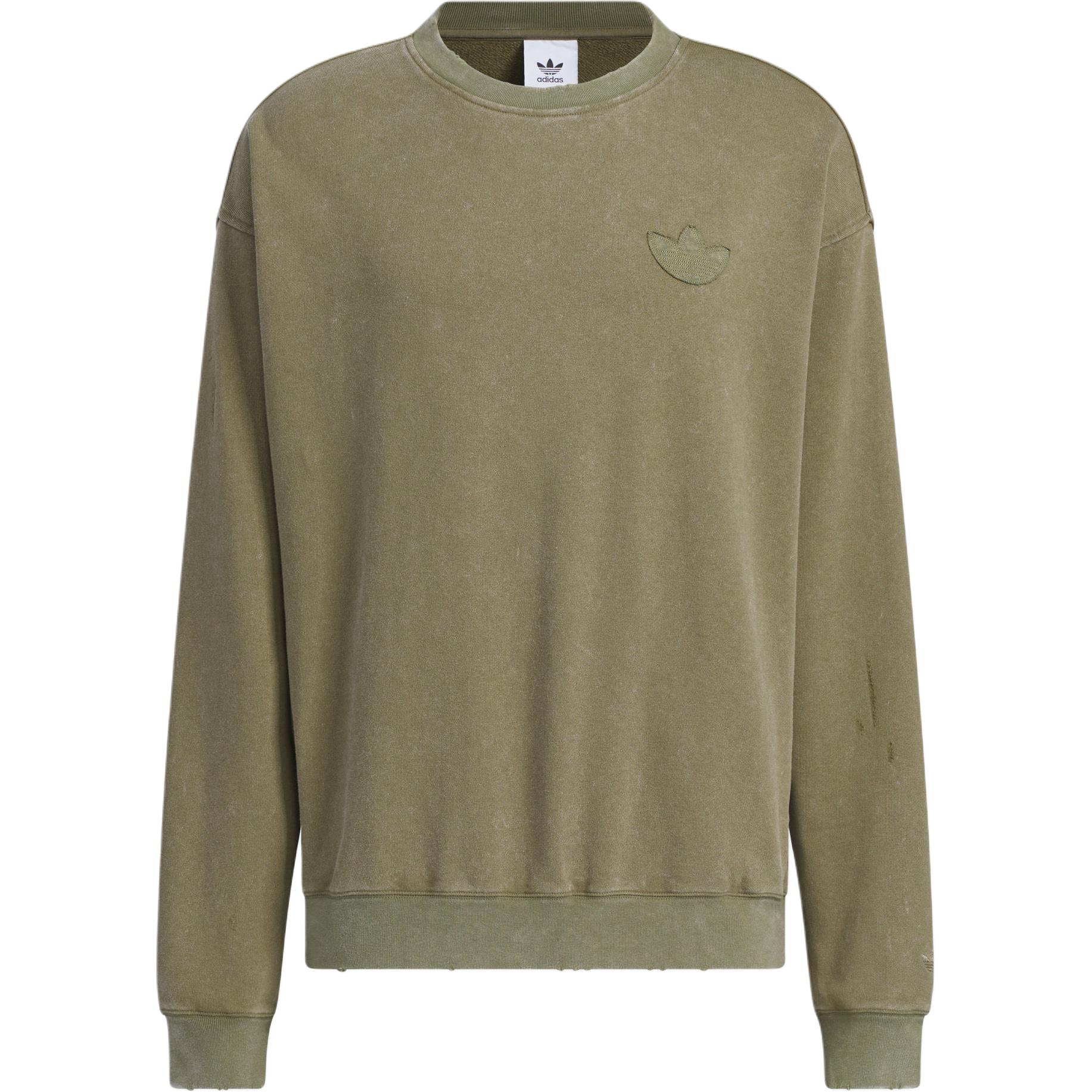 

Adidas Originals Толстовка WASHEDCREW, мужская, Strata, оливково-зеленая