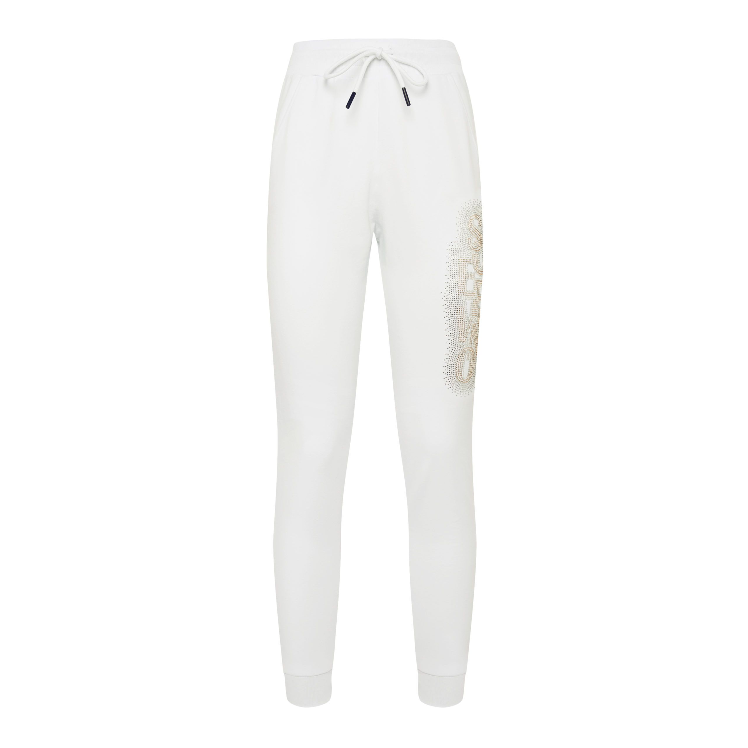 

Белые хлопковые женские брюки Ermanno Scervino