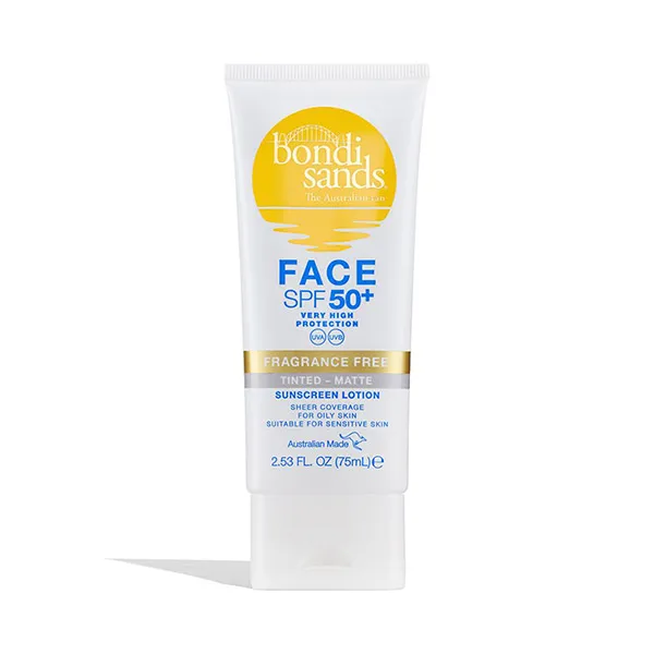 

Тонированный солнцезащитный крем для лица Face Spf 50+ Bondi Sands, 75 ml