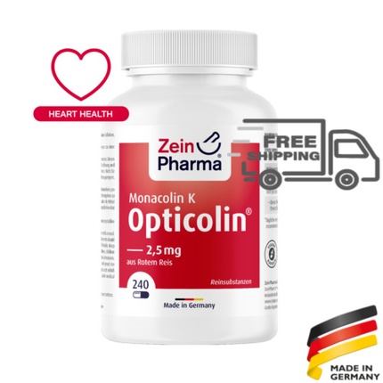 

Оптиколин Монаколин К 2,5 мг 240 капсул Zeinpharma
