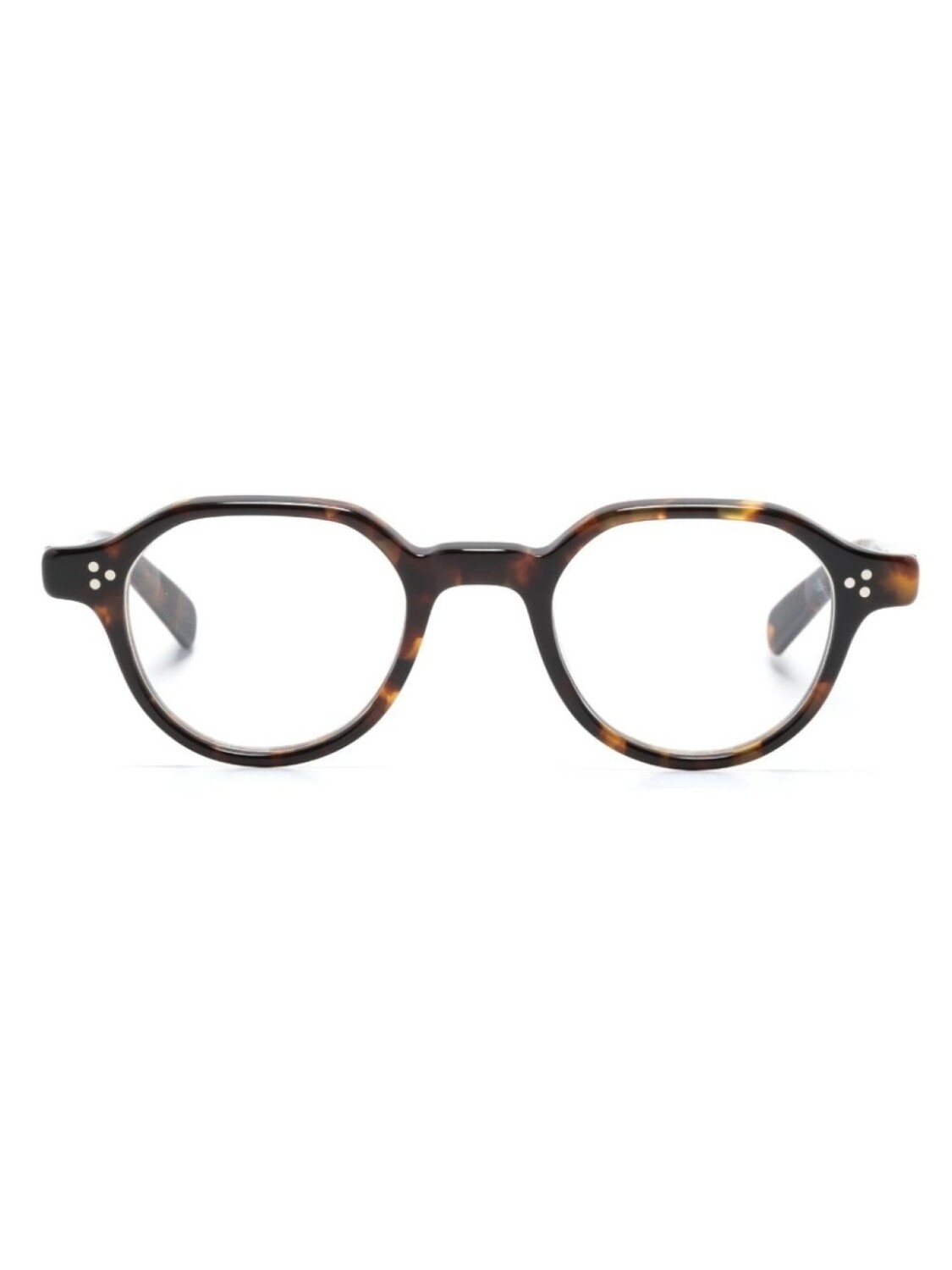 

Eyevan7285 очки в круглой оправе черепаховой расцветки, коричневый