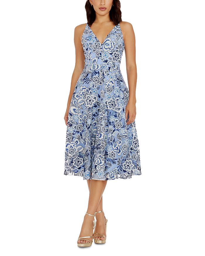 

Платье Eliza Dress the Population, мультиколор