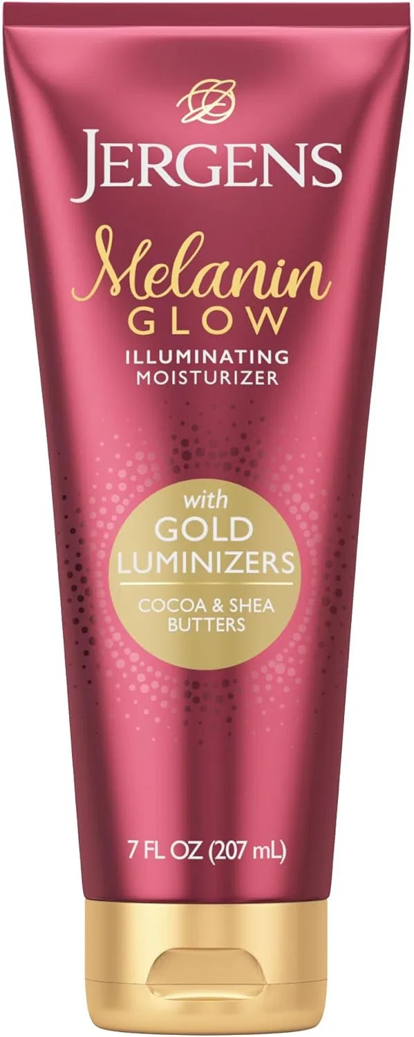 Лосьон для тела Jergens Melanin Glow Gold Illuminating Moisturizer, 7 унций