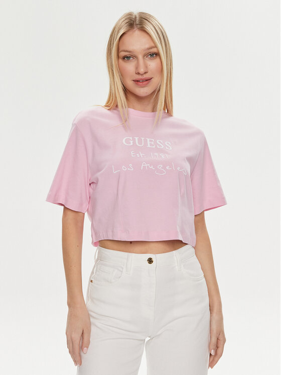 

Футболка Guess, розовый