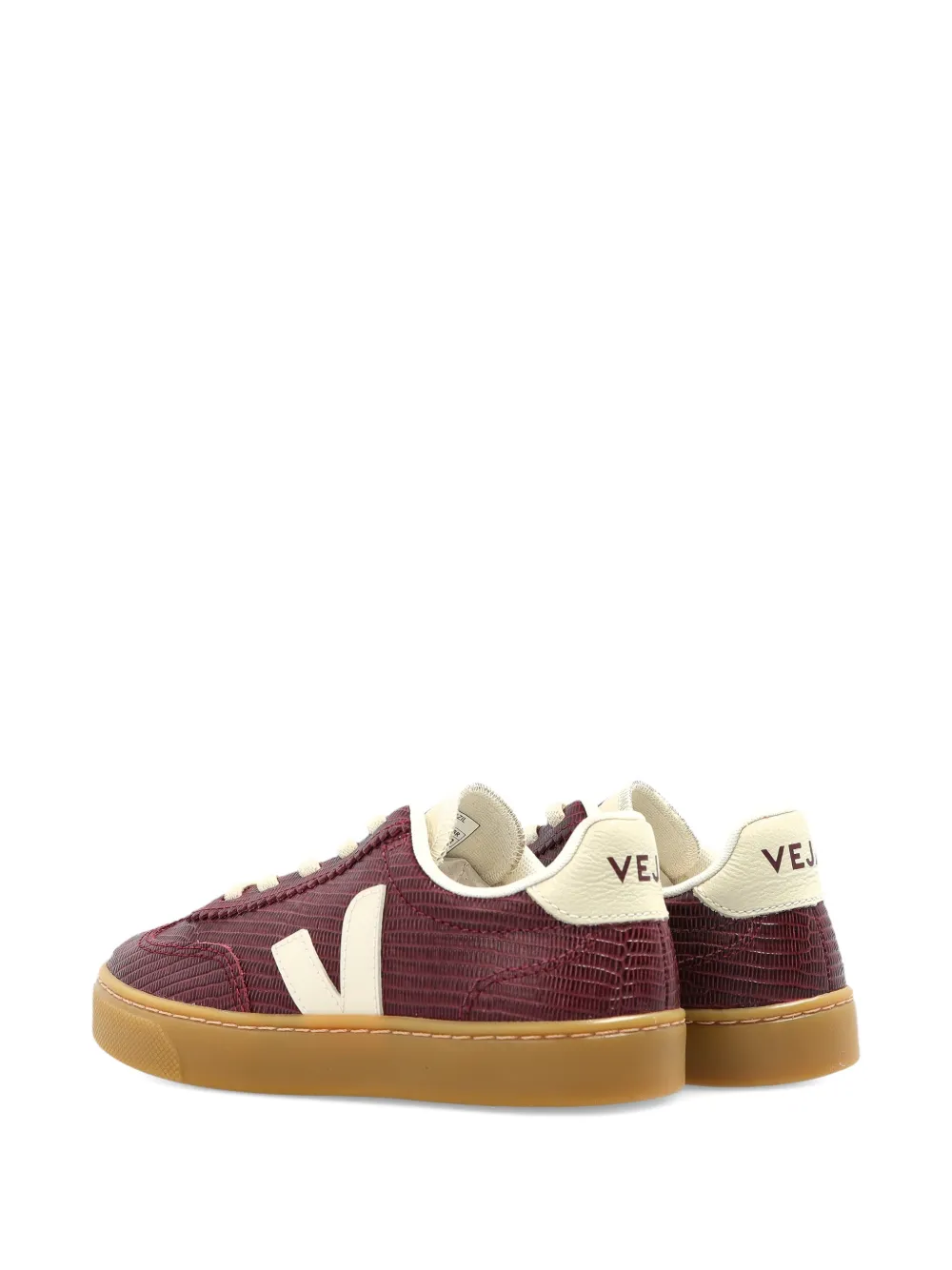 Текстурированные кроссовки Veja Kids, красный — фото 3