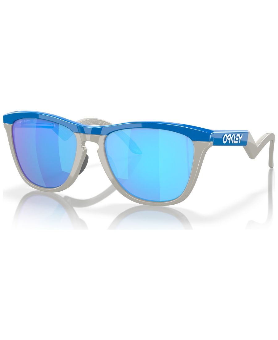 

Мужские гибридные солнцезащитные очки Frogskins, зеркальные OO9289 Oakley, Primary Blue, Cool Gray