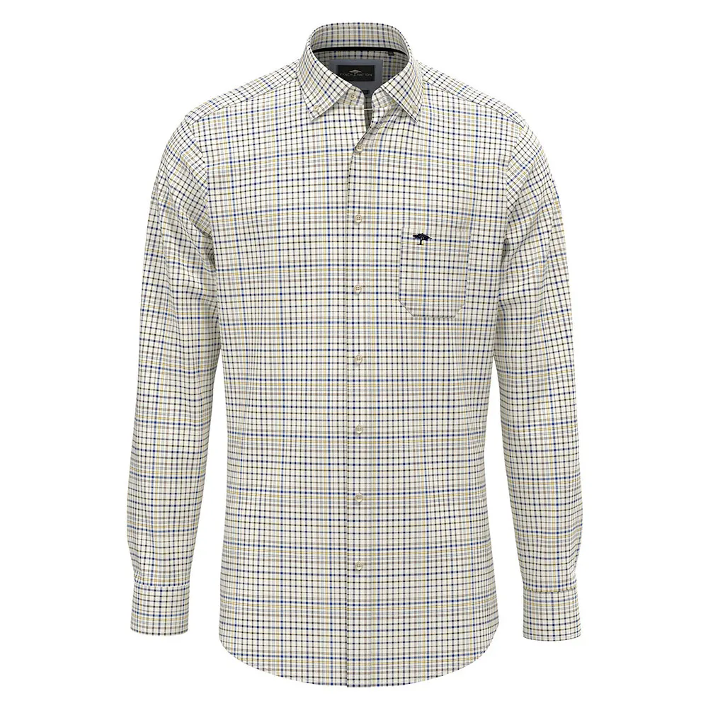 

Рубашка Fynch Hatton Oxford Combi Checks, бежевый
