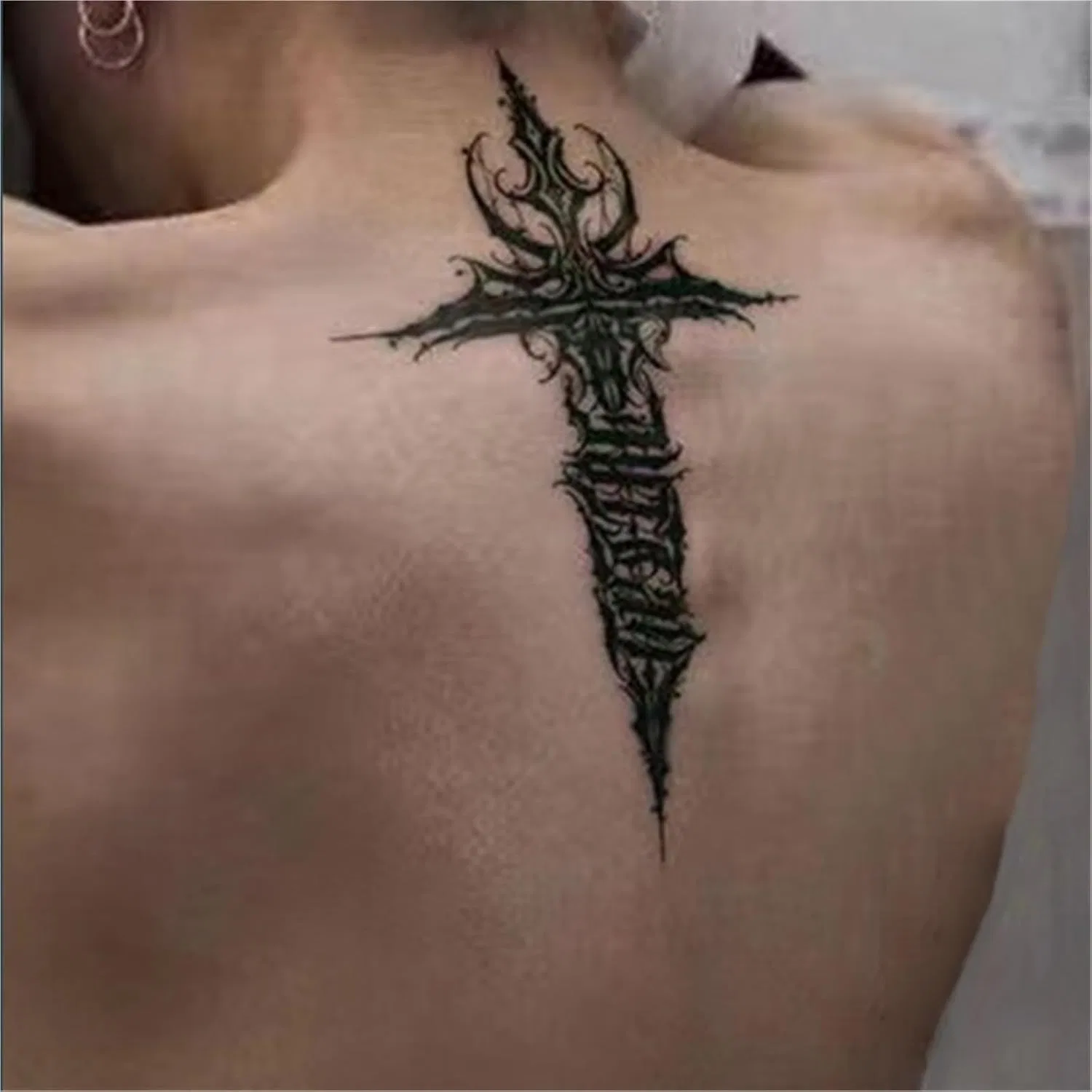 Временная татуировка Cross Gothic, набор из 2 шт