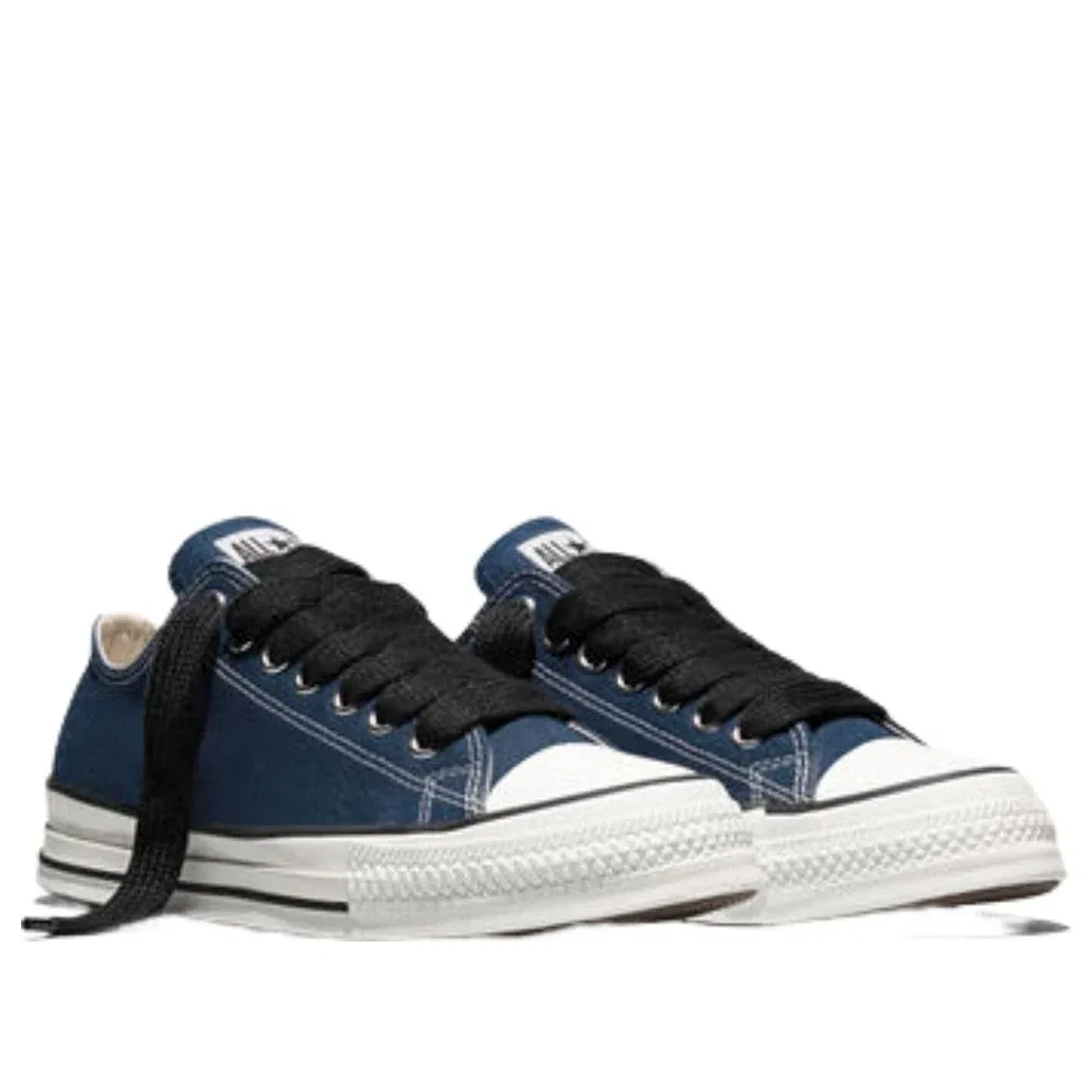 Кеды Converse Chuck Taylor Throwback Low 'Navy Vintage White' A18107C, темно-синий — фото 3