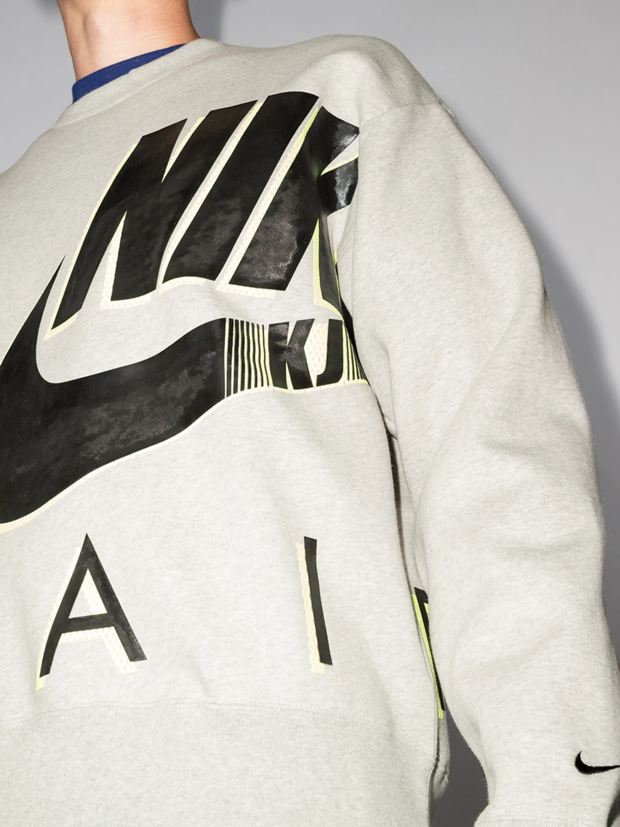 Толстовка NRG AM из коллаборации с Kim Jones Nike, серый — фото 4