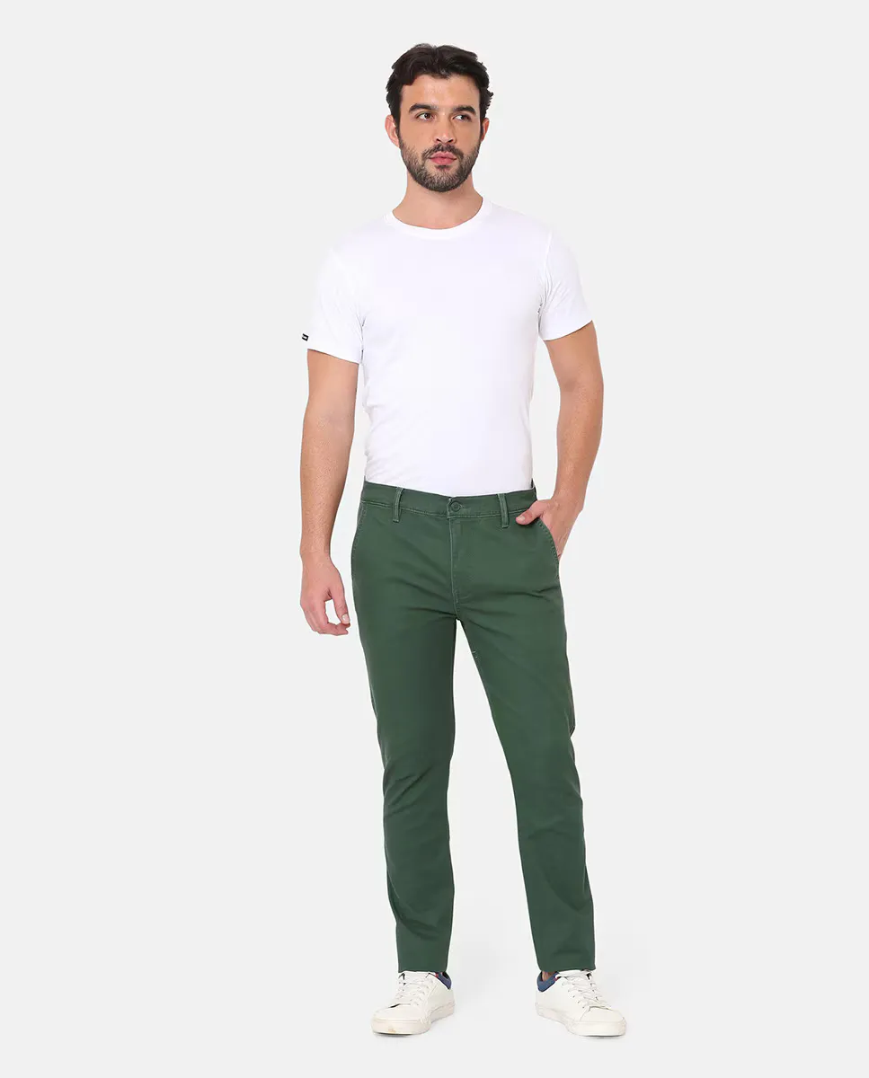 

Мужские однотонные брюки чинос XX Slim Levi's, темно-зеленый
