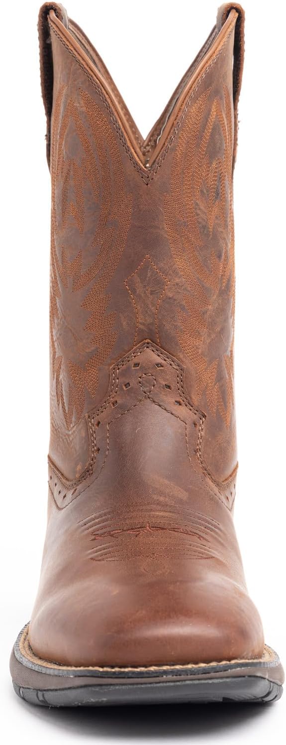 Мужские рыболовные ботинки Brothers and Sons Lite Western Performance с широким квадратным носком - Bcjsp20p105 Cody James, Honey — фото 4