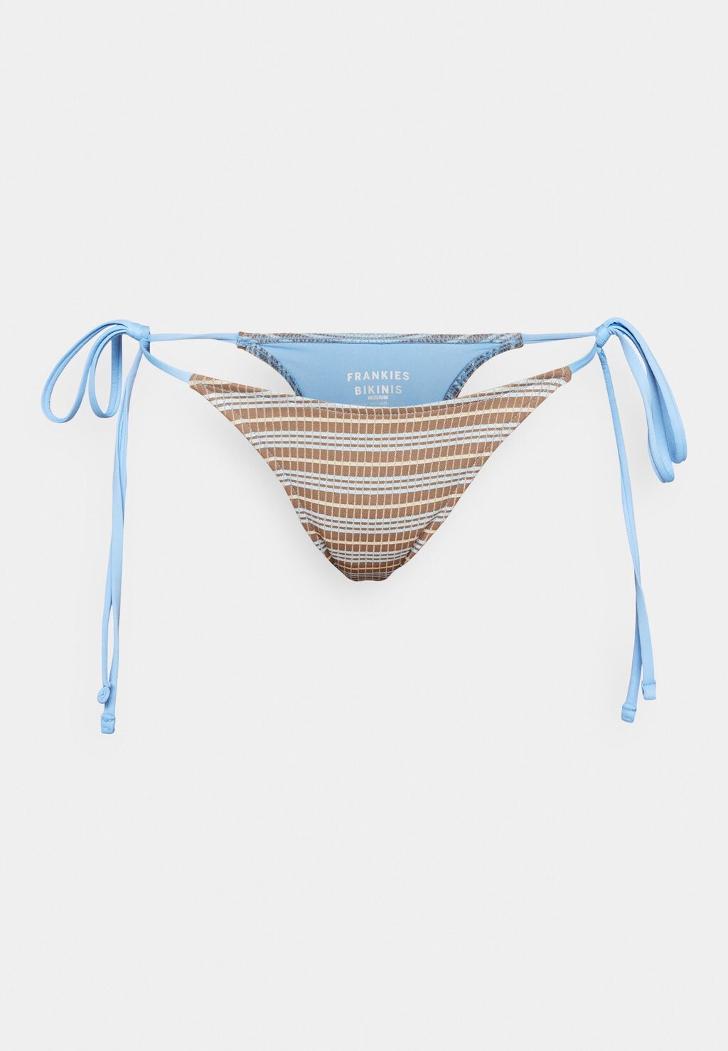 

Плавки бикини DIVINE STRIPED RIB BOTTOM Frankies Bikinis, синий