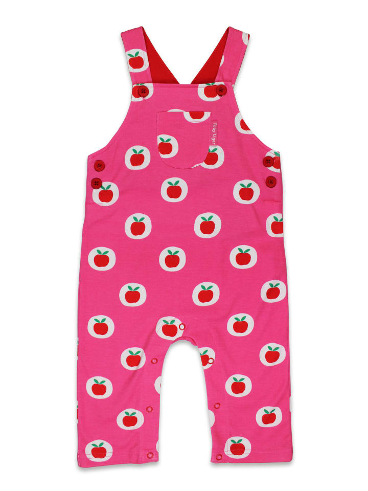 

Комбинезон с принтом яблок розового цвета Toby Tiger