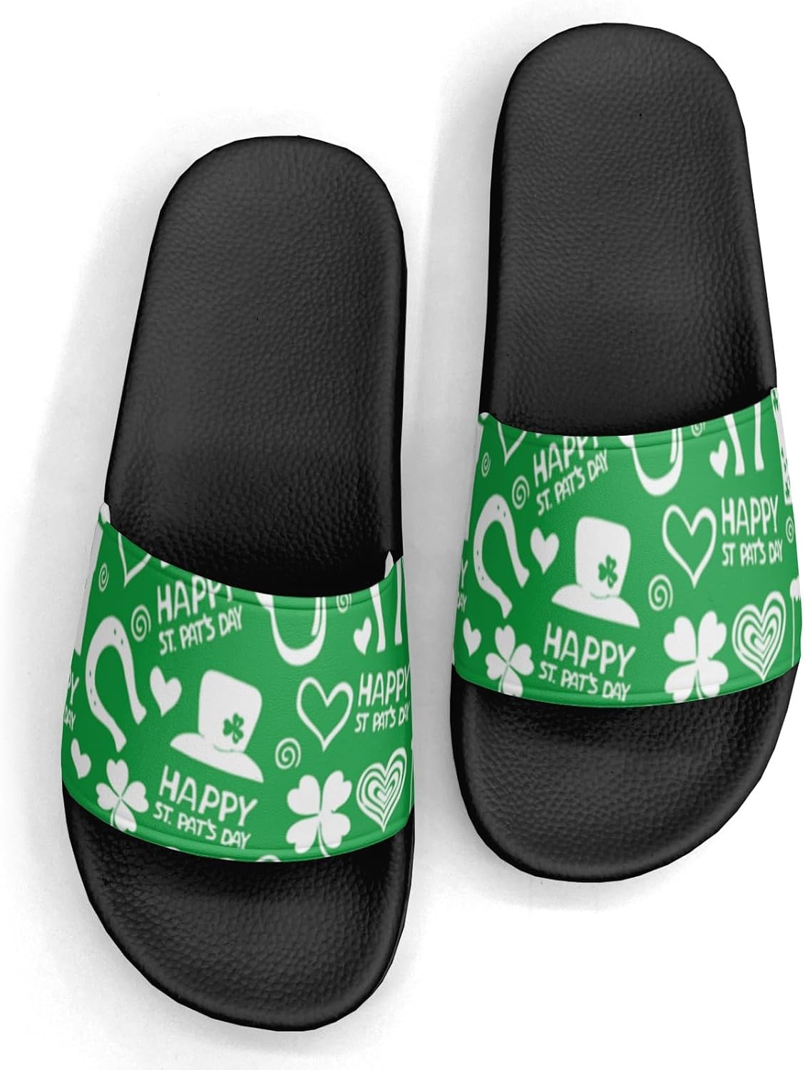 

Сандалии и шлепанцы на День Святого Патрика для женщин и мужчин, повседневные спортивные сандалии, для бассейна, душа, дома и улицы Generic, Happy St. Patrick's Day Custom 2