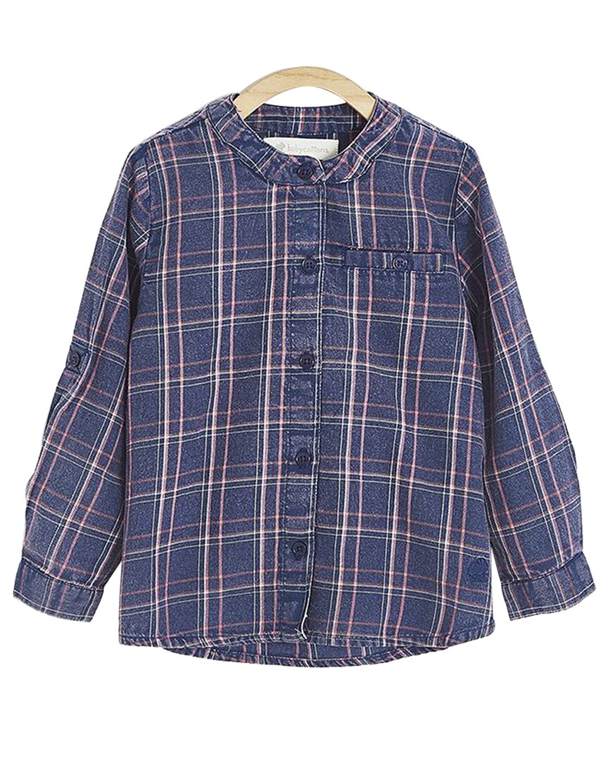 

Футболка фланельная от babycottons Beli, синий