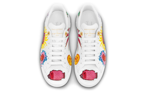 Кроссовки x yk academy time out sneakers 'white with icons' Louis Vuitton, белый — фото 3