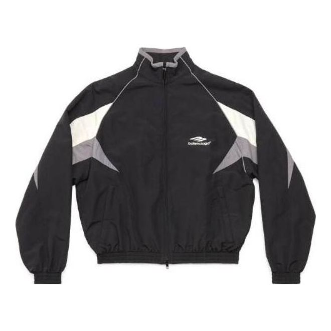 

Куртка Balenciaga 3B Sports Icon Tracksuit Jacket 'Black', черный