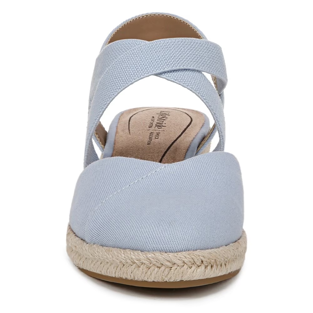 Туфли на танкетке Kimball espadrille от Lifestride, ice blue fabric — фото 3